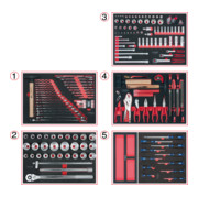 KS Tools SCS Jeu de modules, machines de construction, 171 pcs.-1