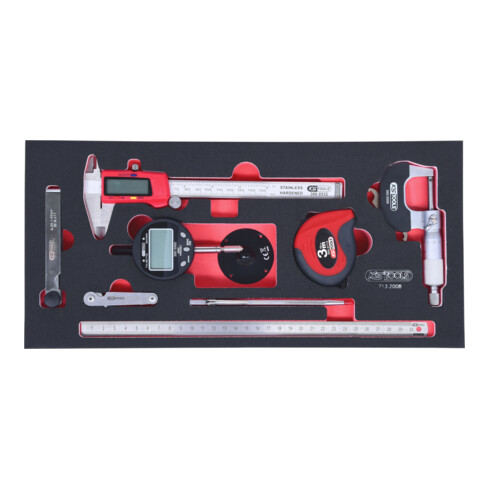 KS Tools SCS meetgereedschap set, 8 stuks in 1/3 systeembak
