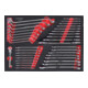 KS Tools SCS Module de clés CHROMEplus, 37 pcs., modules système 1/1-3