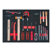 KS Tools SCS Module de marteaux et chasse-goupilles, 17 pcs., modules système 1/1-1