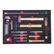KS Tools SCS Module de marteaux et clés mâles coudées, 23 pcs., modules système 1/1-3