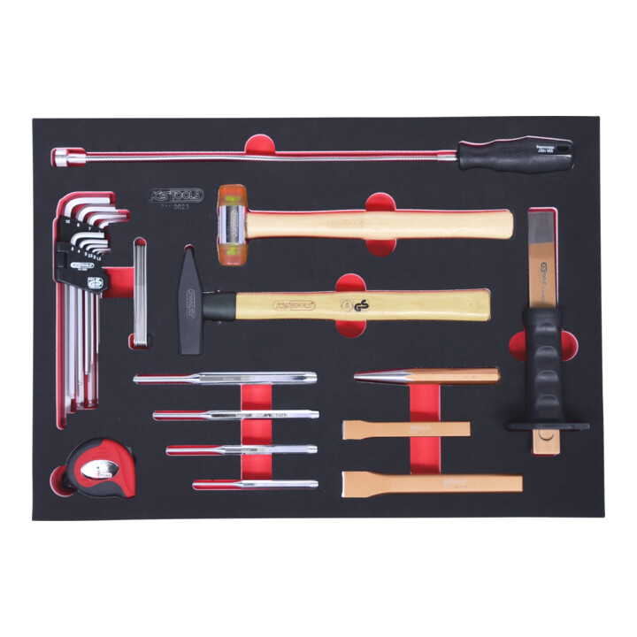 KS Tools SCS Module de marteaux et clés mâles coudées, 23 pcs., modules système 1/1