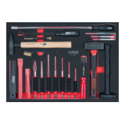 KS Tools SCS Module de marteaux et de burins, 21 pcs., modules système 1/1-1
