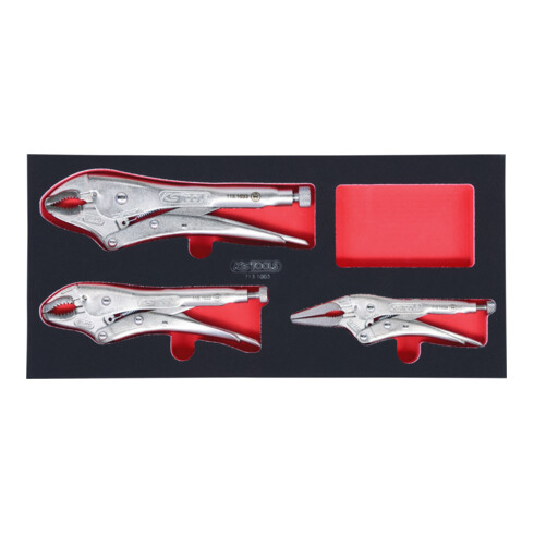 KS Tools SCS Module de pinces-étaux automatiques, 3 pcs., modules système 1/3
