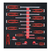 KS Tools SCS Module de tournevis ERGOTORQUEmax, 13 pcs. modules système 2/3-1