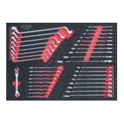 KS Tools SCS Schlüssel-Satz, 36-teilig in 1/1 Systemeinlage mit gekröpften Doppel-Ringschlüsseln-1
