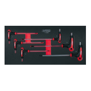 KS Tools SCS T-Griff-ISK Winkelstiftschlüssel-Satz, 6-tlg. in 1/3 Systemeinlage-1