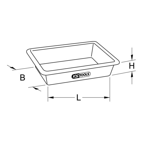 KS Tools Secchio per malta in plastica