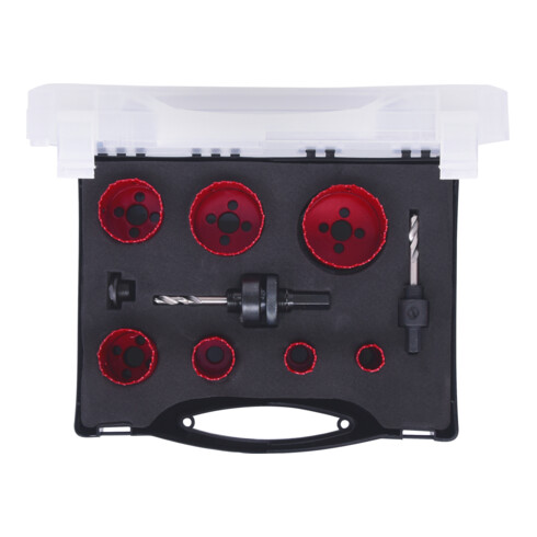KS Tools Seghe a tazza sanitarie, 9pz.