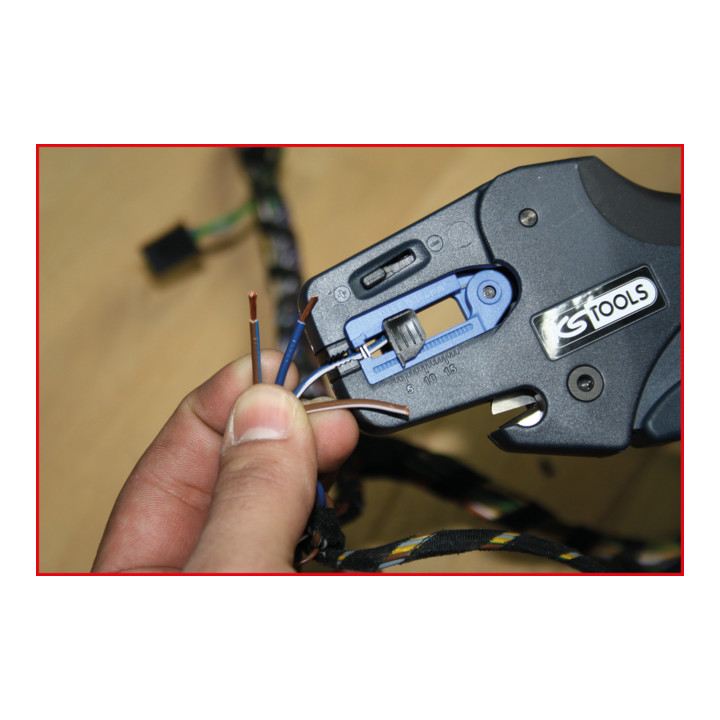 KS Tools Selbsteinstellende Abisolierzange, 0,02-10mm