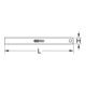 KS Tools semi-flexibele stalen lineaal, 1000mm