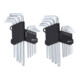 KS Tools Serie di chiavi maschio piegate, Torx, esagono interno, 22pz.-5