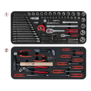 KS Tools Serie inserti di sistema universali TOOLBOX per 2 ripiani con 175 utensili premium-1