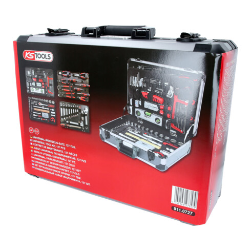 KS Tools Set attrezzi 1/4" + 1/2", 127pz.