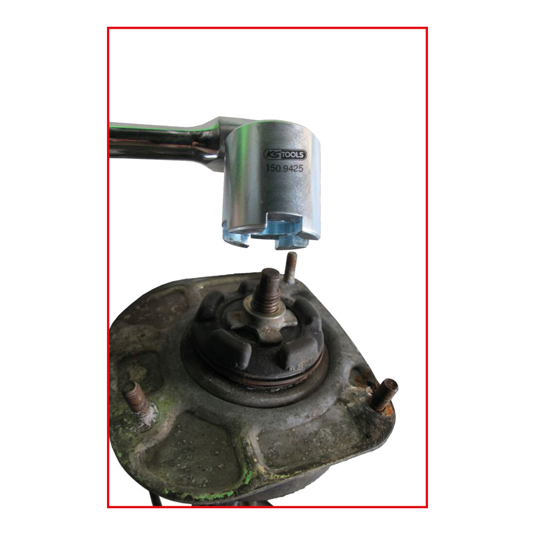 KS Tools Set attrezzi speciali per controllo ammortizzatori Volvo, 2pz.