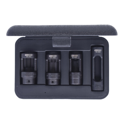 KS Tools Set bussole 1/2" per iniettori diesel, 4pz.