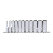 KS Tools Set bussole esagonali  CLASSIC 3/8", lunghe, 11pz. 8-19mm-1