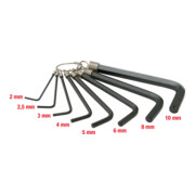KS Tools Set Chiave maschio esagonale piegata su anello, 8pz.2-10mm