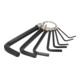 KS Tools Set Chiave maschio esagonale piegata su anello, 8pz.2-10mm-4