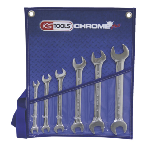 KS Tools Set chiavi a forchetta doppia BRONZEplus, 6pz.