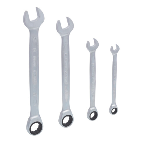 KS Tools Set chiavi combinate a cricco GEARplus, 4pz. 10-19mm