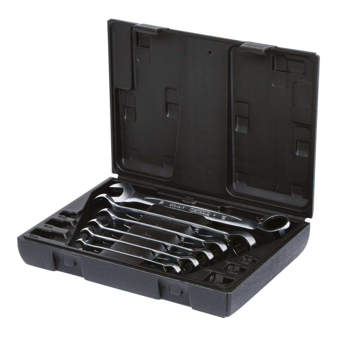 KS Tools Set chiavi combinate a cricco GEARplus, reversibili, 6pz.