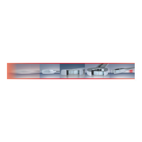 KS Tools Set chiavi combinate DUO GEAR, meccanismo a cricco, 5pz., reversibile