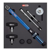 KS Tools Set chiavi dinamometriche 1/2", 8pz., in modulo 2/3-1