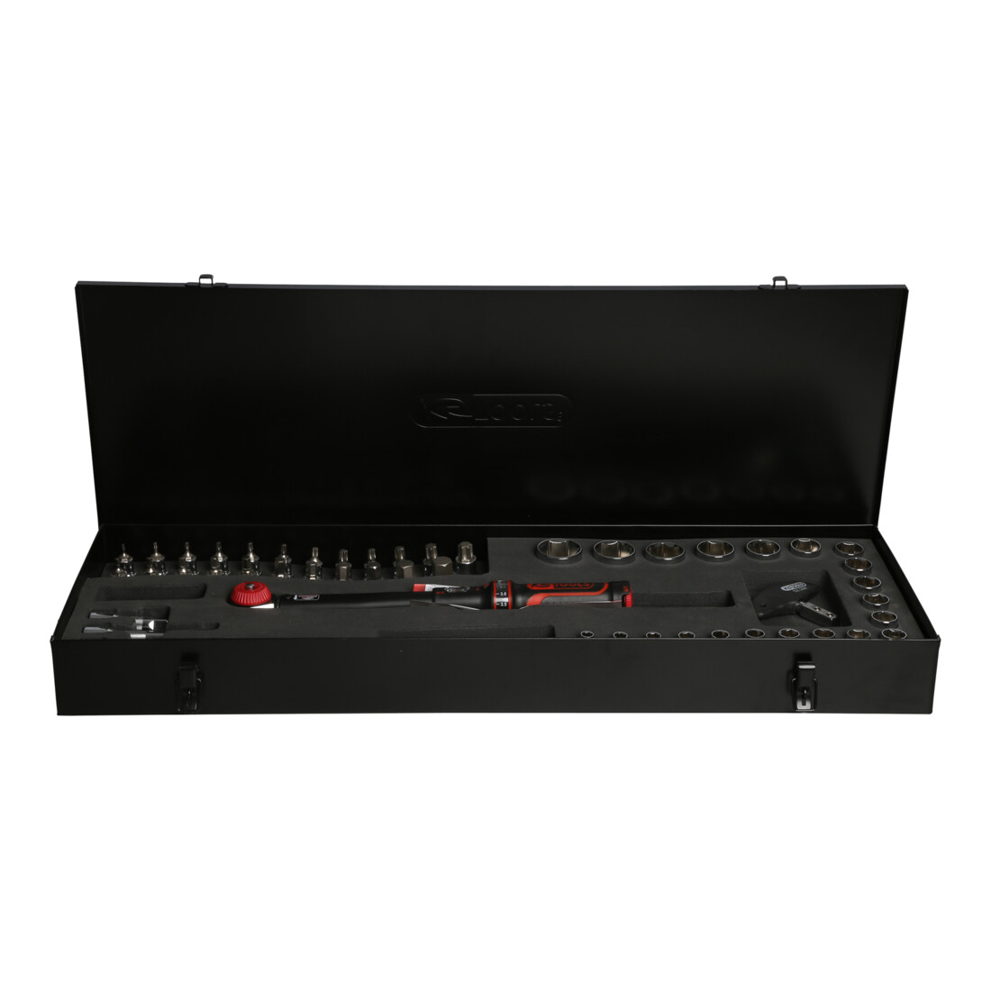KS Tools Set chiavi dinamometriche a cricco ERGOTORQUE 1/2" con manopola, 10-100Nm, 52pz.