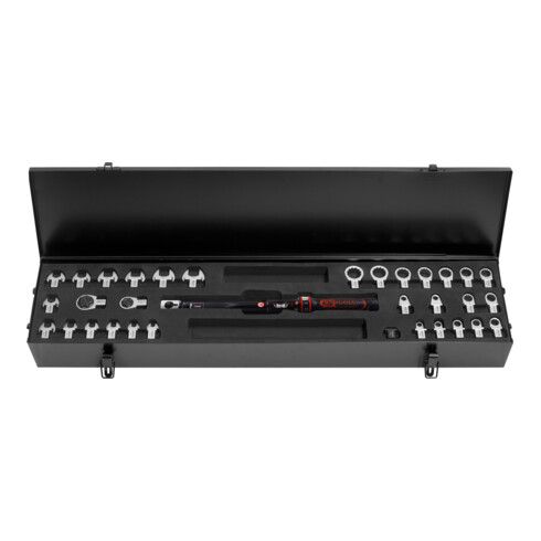 KS Tools Set chiavi dinamometriche ERGOTORQUEprecision 9x12mm ad bit, 10-100Nm, 33pz.