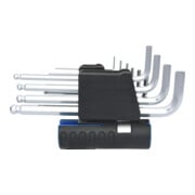 KS Tools Set chiavi maschio a esagono incassato, piegate 3in1, 10pz., estremità sferica-3