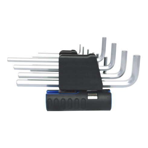 KS Tools Set chiavi maschio a esagono incassato, piegate 3in1, L=10pz.