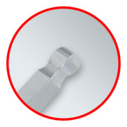 KS Tools Set chiavi maschio piegate esagonali, testa a sfera, extra lunga, 9pz.-4