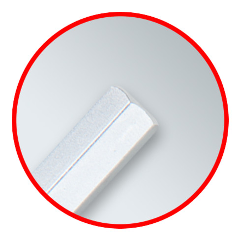 KS Tools Set chiavi maschio piegate esagonali, testa a sfera, extra lunga, 9pz.