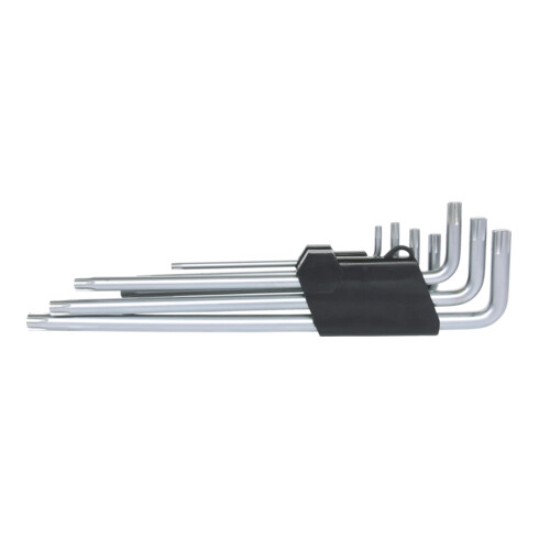 KS Tools Set chiavi maschio piegate RIBE, lunghe, 7pz.