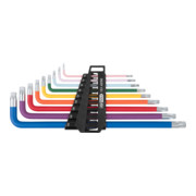 KS Tools Set chiavi maschio piegate TX 9pz. in supporto di plastica