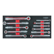 KS Tools Set chiavi per tubi SCS, 11pz. in modulo 1/3-1