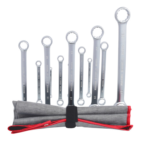 KS Tools Set chiavi poligonali doppie ULTIMATEplus, dritte, 12pz.