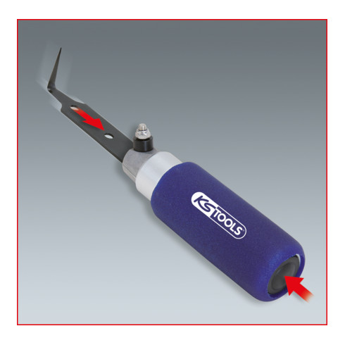 KS Tools Set coltelli manuali con sistema di cambio rapido, 10pz.