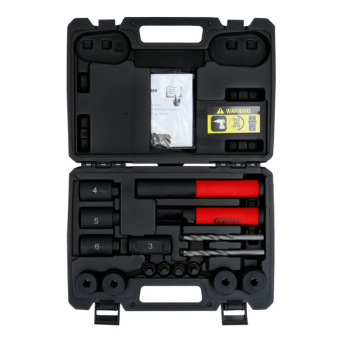 KS Tools set d'alésage pour serrure de jante, 16 pcs.