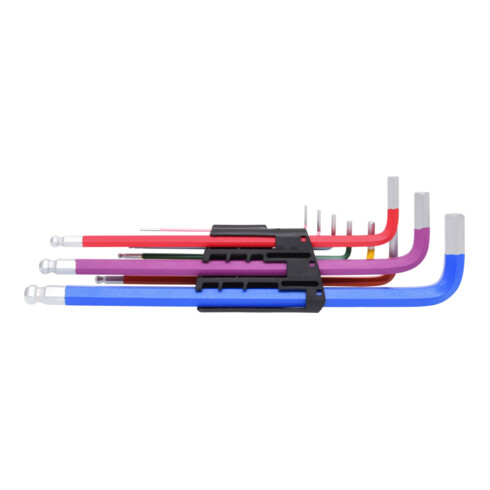 KS Tools set de clés Allen à bille, 9 pièces avec support à charnière
