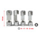 KS Tools set de clés spéciales pour lignes d'injection 3/8 pouce, 4 pcs