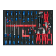 KS Tools set de pinces et de tournevis, 59 pièces en système 1/1-3