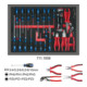 KS Tools set de pinces et de tournevis, 59 pièces en système 1/1