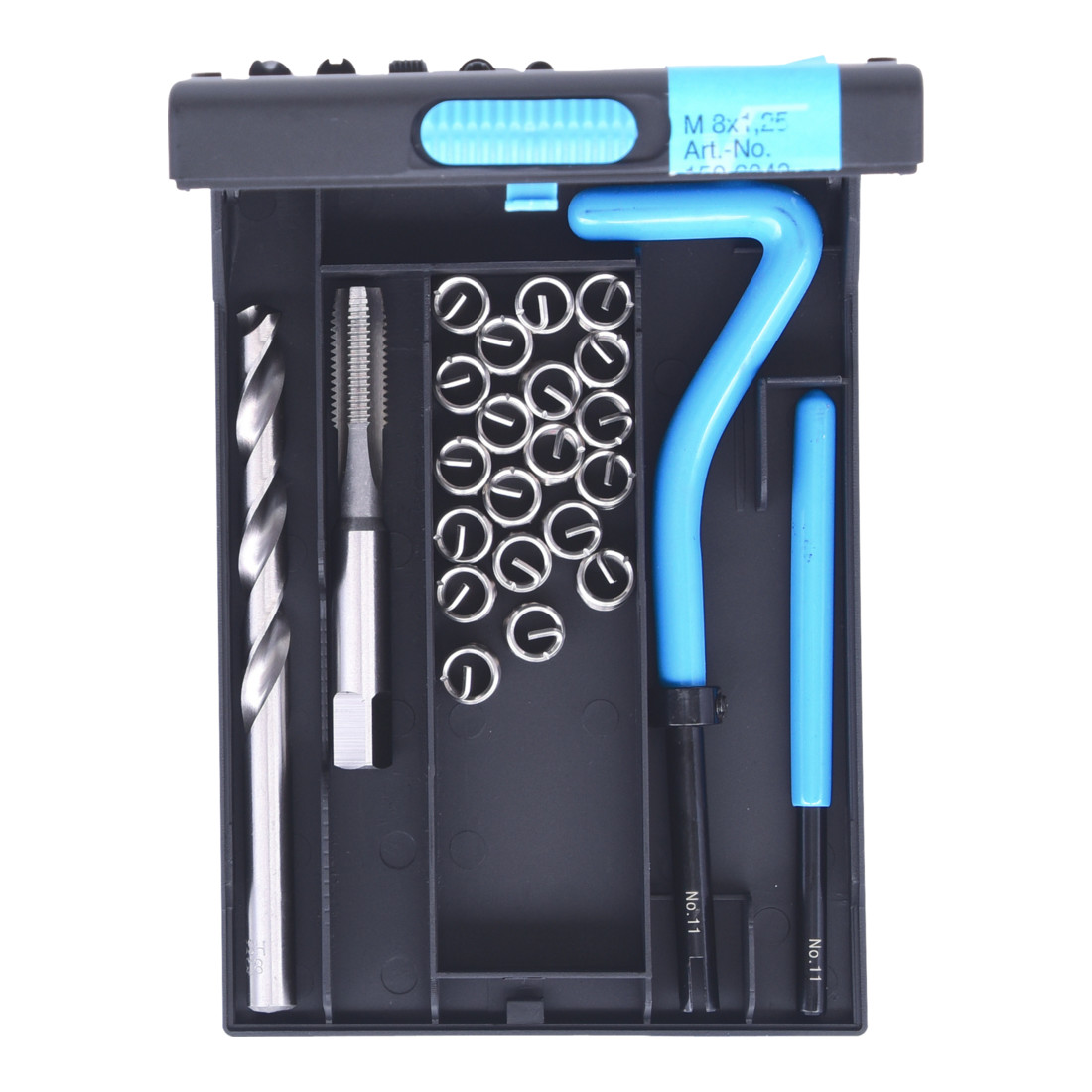 KS Tools set de réparation de filets en acier inoxydable M8x1,25x10,8mm, 24 pcs.