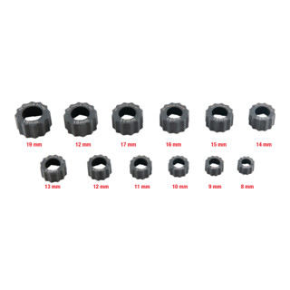KS Tools set d'extracteurs d'écrous spéciaux, 12 pcs.