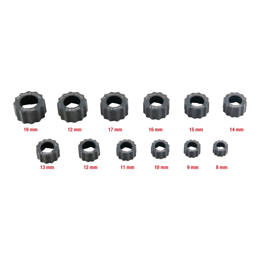 KS Tools set d'extracteurs d'écrous spéciaux, 12 pcs.