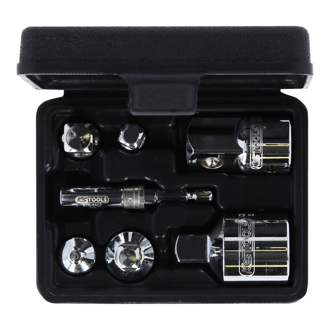 KS Tools Set di adattatori per ingranditori e riduttori 1/4"+3/8"+1/2"+3/4" CHROMEplus, 7pz.
