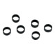 KS Tools Set di anelli in gomma di ricambio per utensile di sblocco ad anello, 6pz.-1
