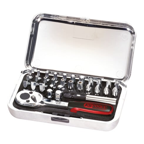 KS Tools Set di bit 1/4" CHROME, 31pz.